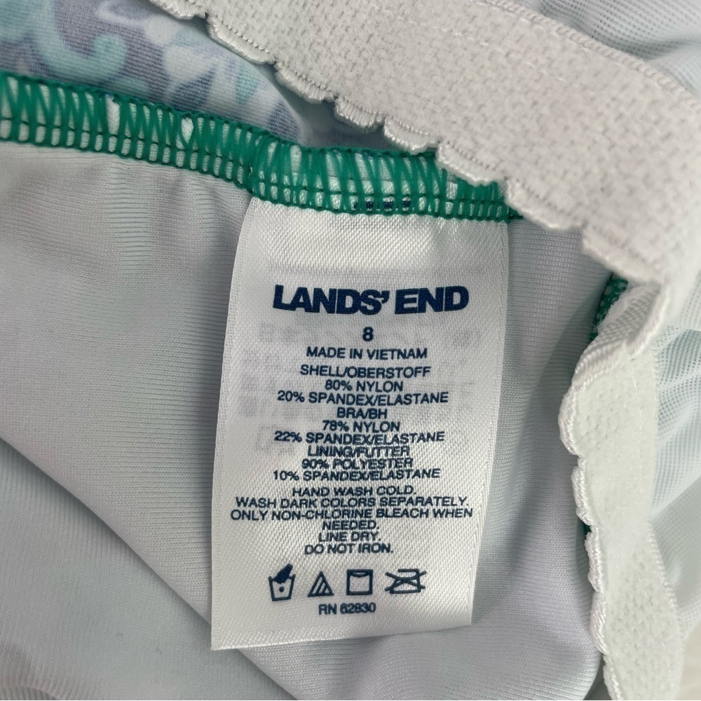Lands' End Women's Tankini Set Top and Bottom NWOT - Picture 4 of 8